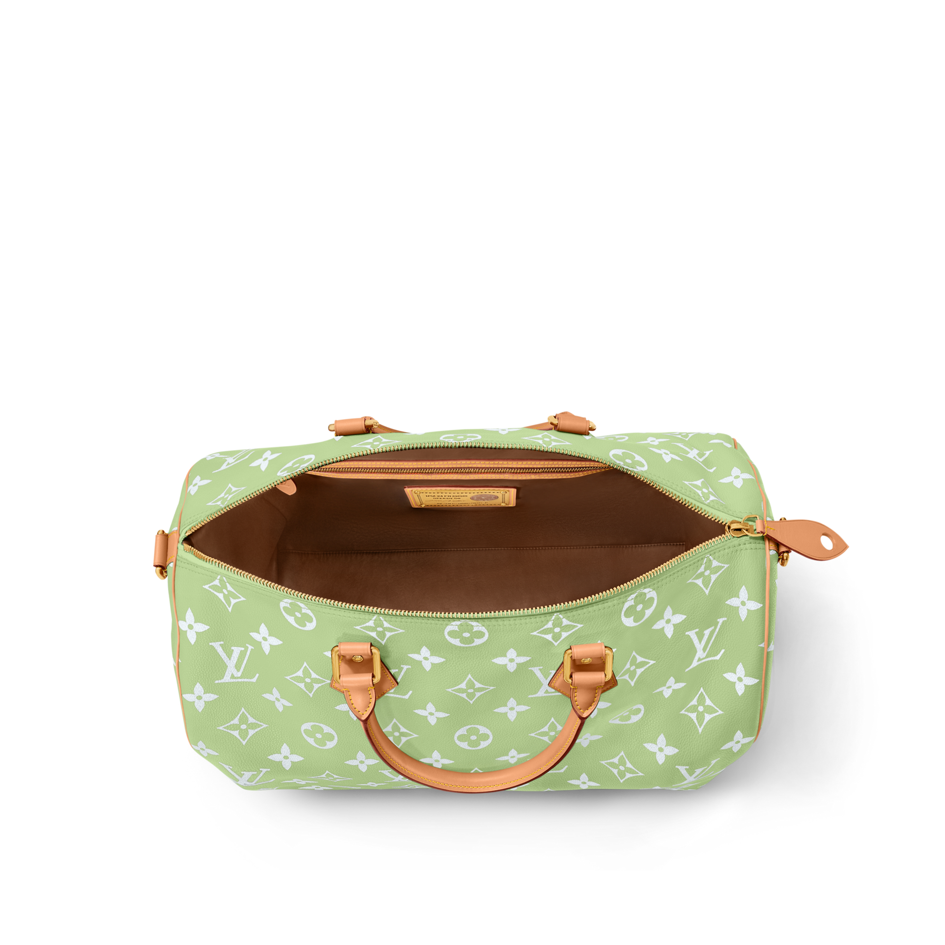 Louis Vuitton Speedy P9 50 Frozen Lime - green, white | Saturday Concept