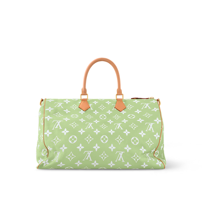 Louis Vuitton Speedy P9 50 Frozen Lime - green, white | Saturday Concept