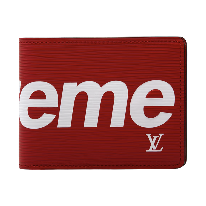 Louis Vuitton x Supreme Slender Wallet Red - red | Saturday Concept