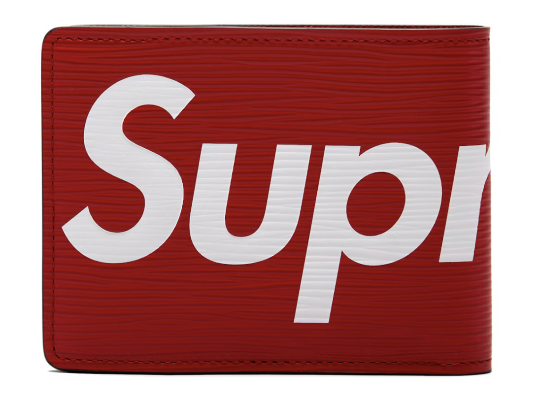 Louis Vuitton x Supreme Slender Wallet Red - red | Saturday Concept