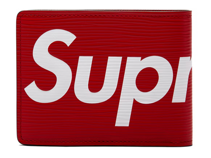 Louis Vuitton x Supreme Slender Wallet Red - red | Saturday Concept