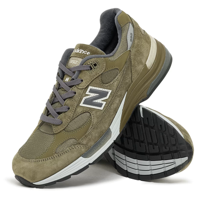 New Balance 992 Olive - green, grey | Saturday Concept
