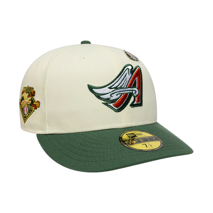 New Era 59FIFTY Anaheim Green - cream, green | Saturday Concept