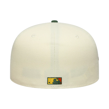New Era 59FIFTY Anaheim Green - cream, green | Saturday Concept