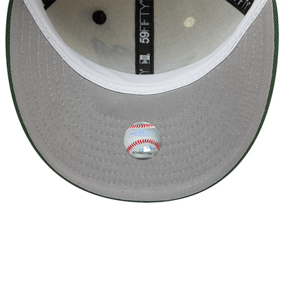 New Era 59FIFTY Anaheim Green - cream, green | Saturday Concept