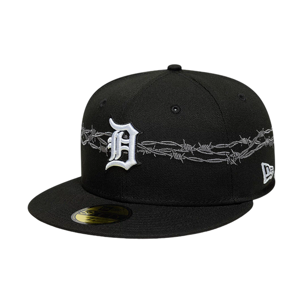 New Era 59FIFTY Detroit Fence Black - black, white | Saturday Concept