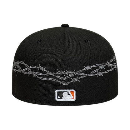New Era 59FIFTY Detroit Fence Black - black, white | Saturday Concept