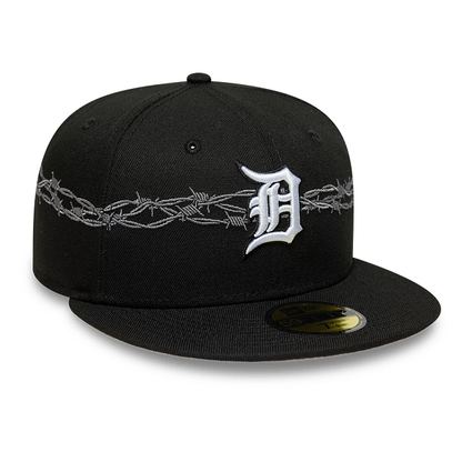 New Era 59FIFTY Detroit Fence Black - black, white | Saturday Concept