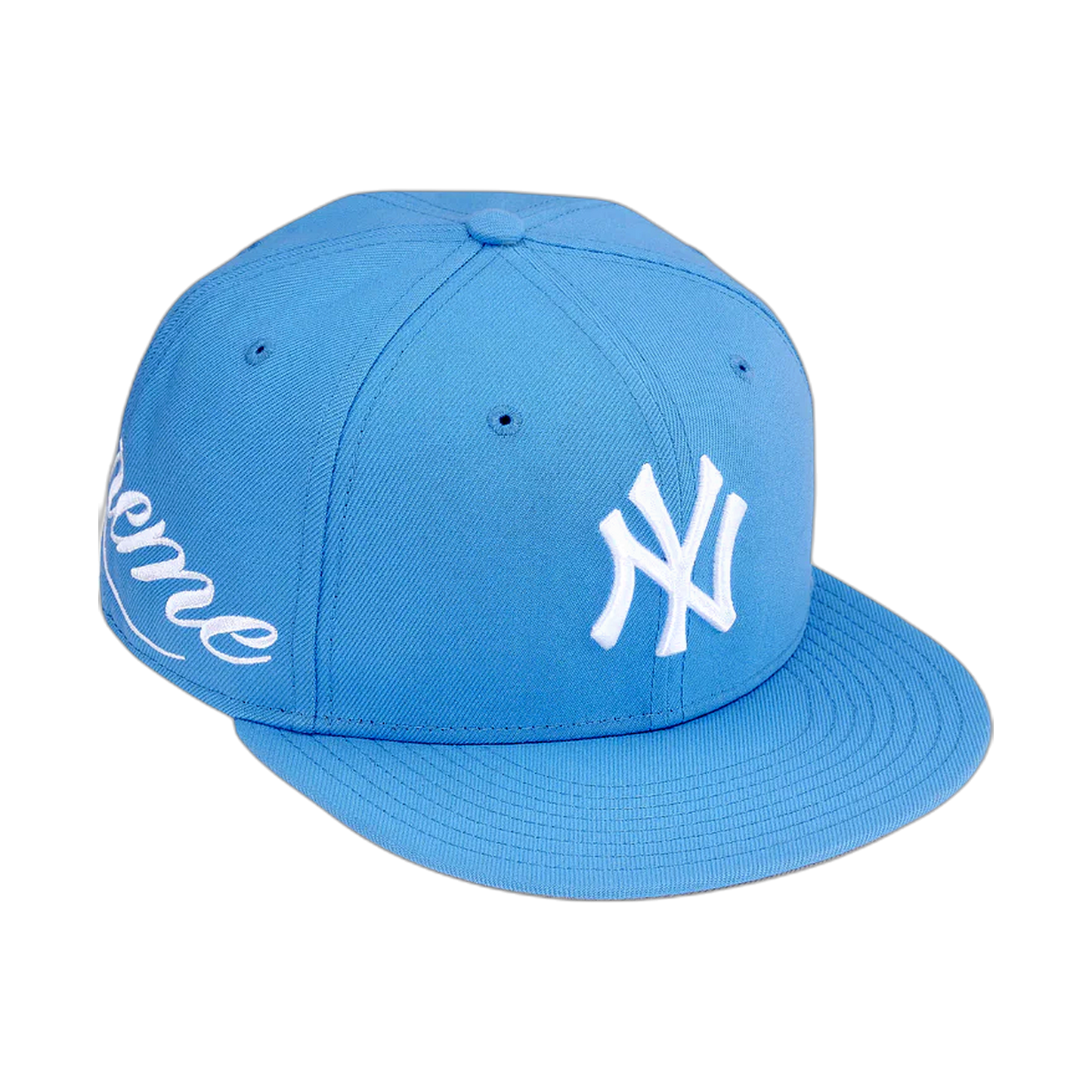 New Era 59FIFTY Supreme NY Blue - blue, white | Saturday Concept