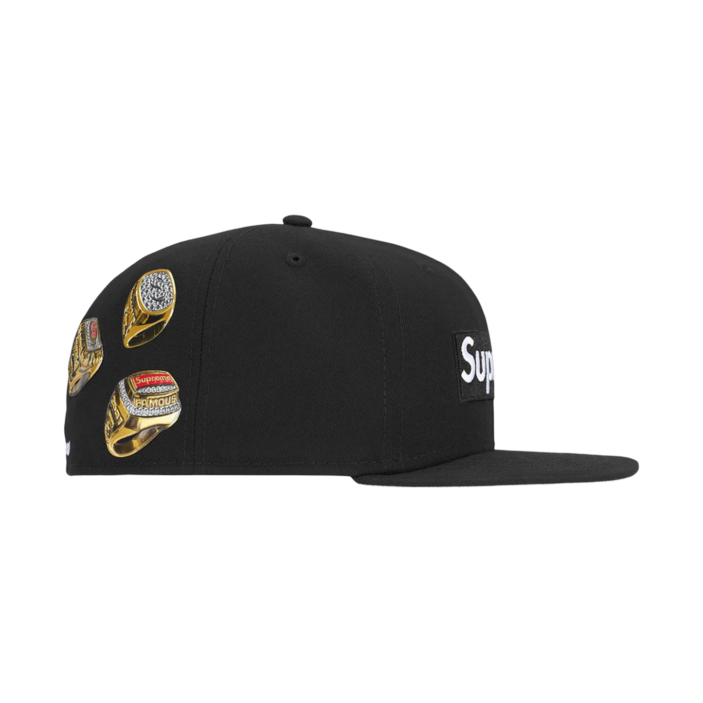 New Era 59FIFTY Supreme Rings Box Logo Black - black | Saturday Concept