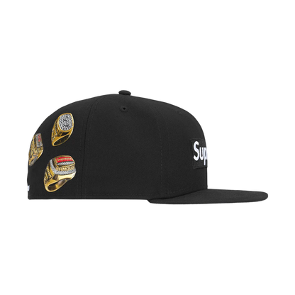 New Era 59FIFTY Supreme Rings Box Logo Black - black | Saturday Concept