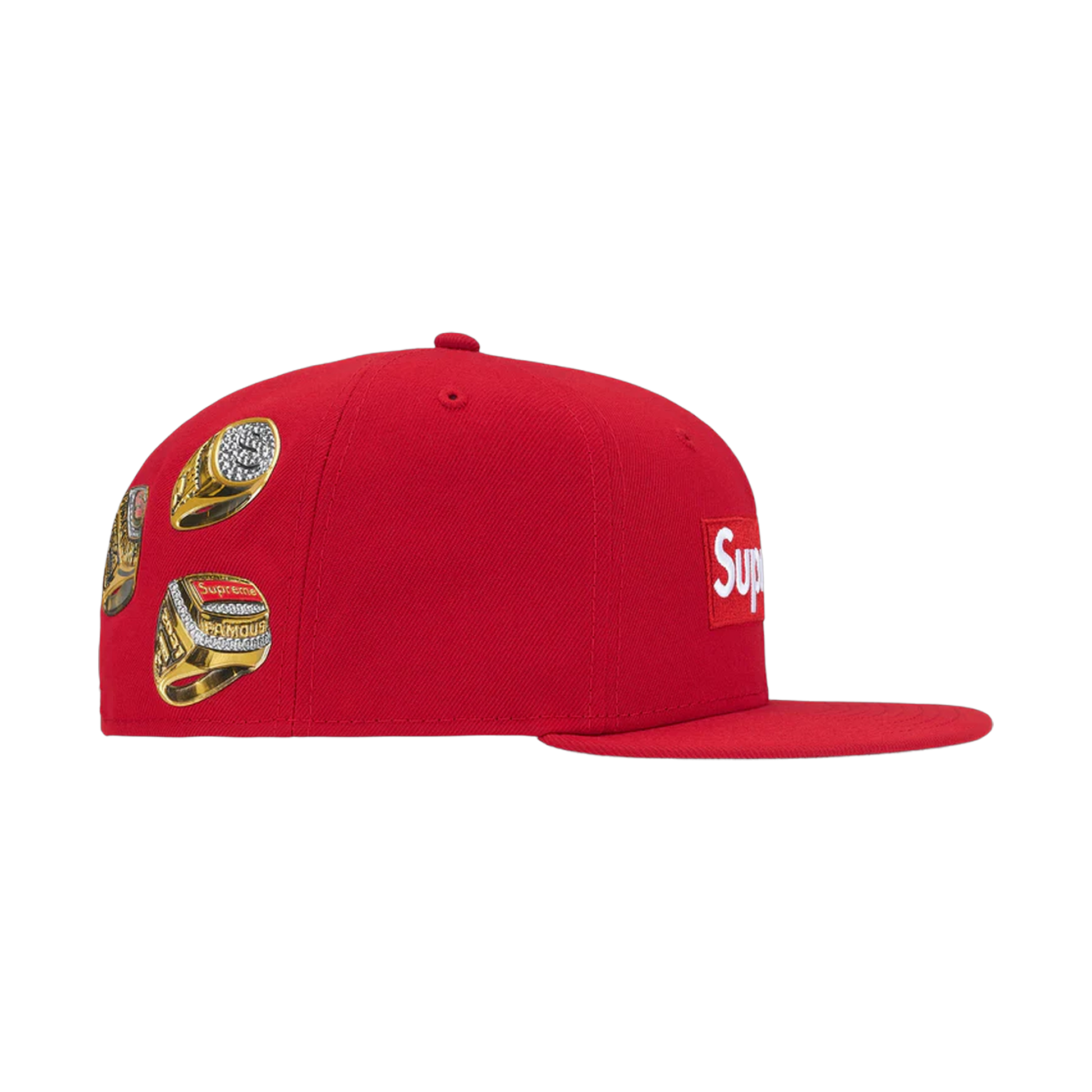 New Era 59FIFTY Supreme Rings Box Logo Red - red | Saturday Concept
