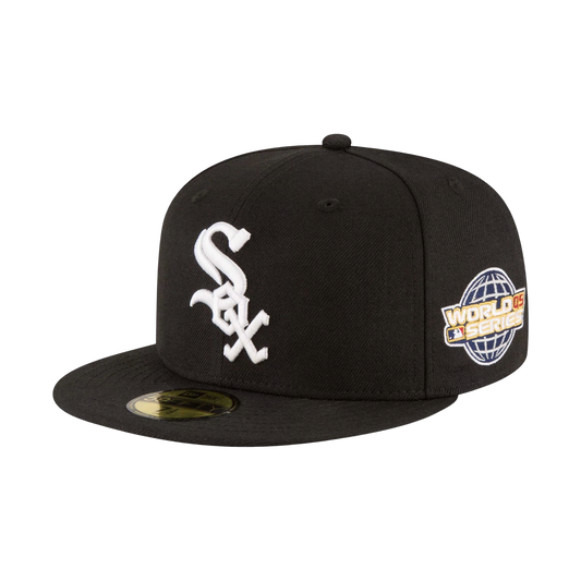 New Era 59FIFTY World Series Chicago White Sox Black - black, white | Saturday Concept
