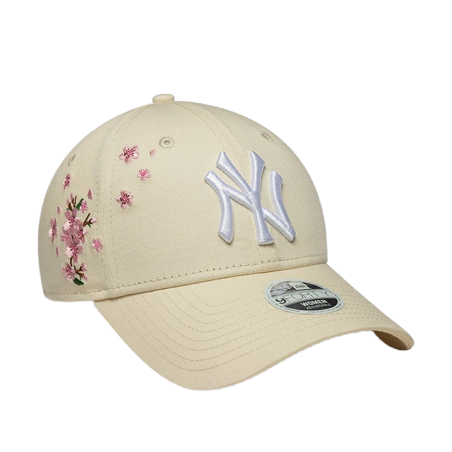 New Era 9FORTY NY Beige Floral