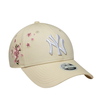 New Era 9FORTY NY Beige Floral