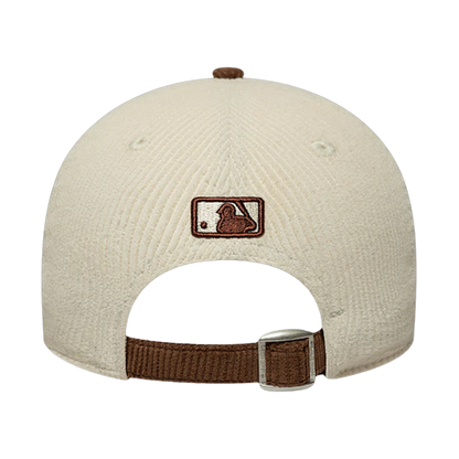 New Era 9FORTY NY Brown Cord - brown, cream | Saturday Concept