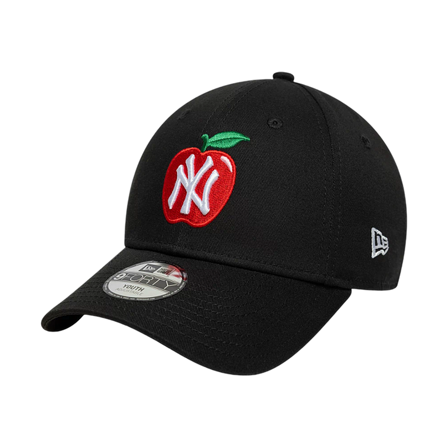 New Era 9FORTY NY Kids Apple - black, red | Saturday Concept