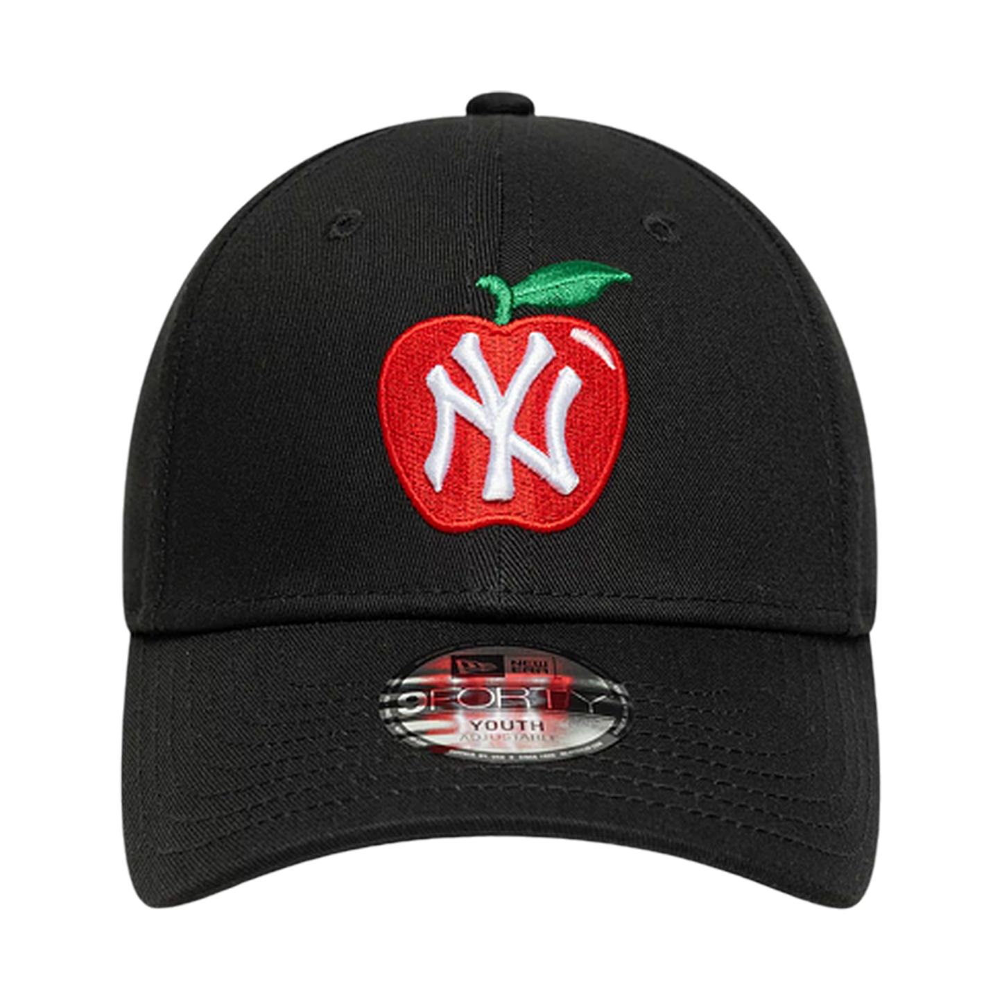 New Era 9FORTY NY Kids Apple - black, red | Saturday Concept