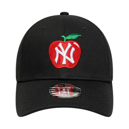New Era 9FORTY NY Kids Apple - black, red | Saturday Concept
