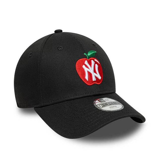 New Era 9FORTY NY Kids Apple - black, red | Saturday Concept