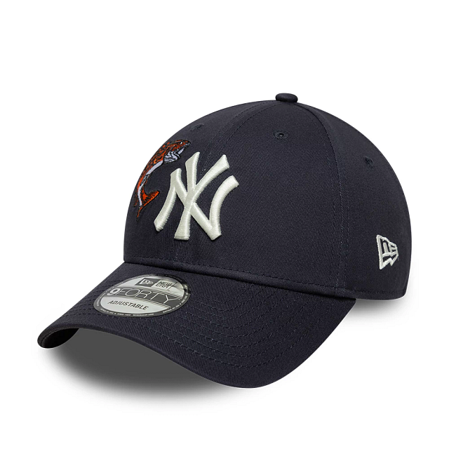 New Era 9FORTY NY Koi Navy - navy, orange | Saturday Concept
