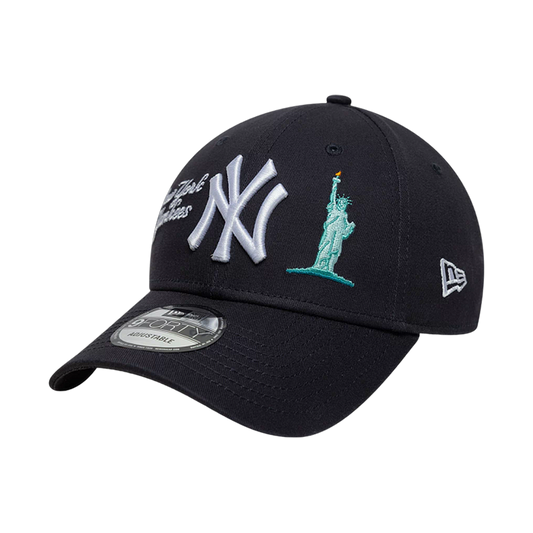 New Era 9FORTY NY Liberty Navy - white, navy | Saturday Concept