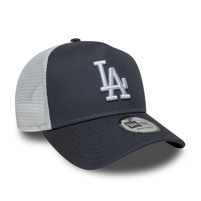 New Era LA Gun Metal Trucker - grey, white | Saturday Concept