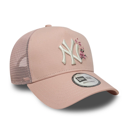 New Era NY Pink Floral Trucker - pink | Saturday Concept