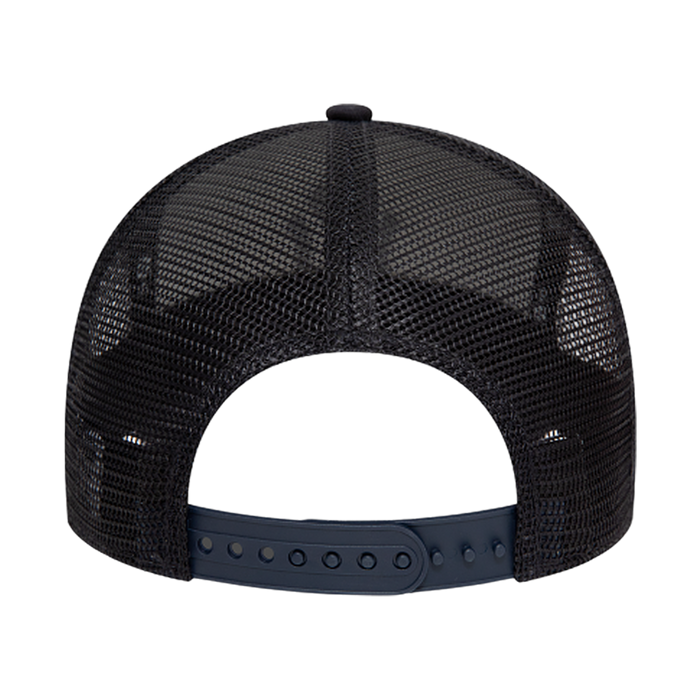 New Era NY White Navy Trucker