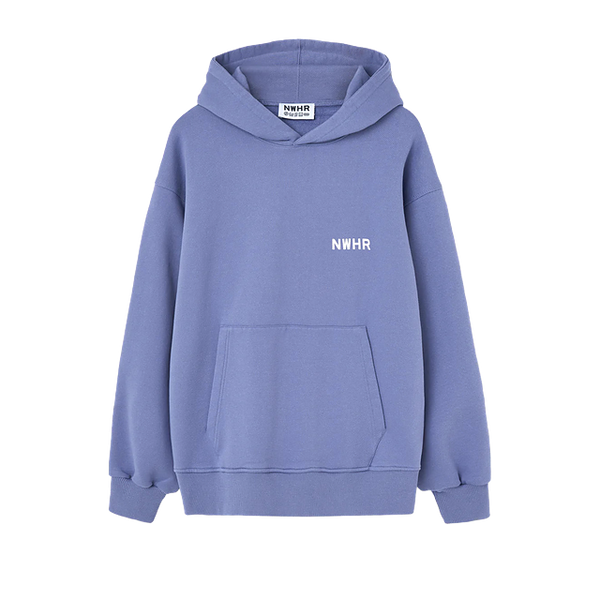 NWHR Hoodie Blue Washed