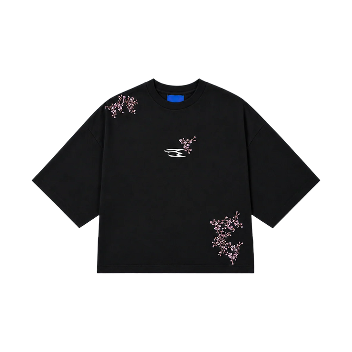 NoEmotions Blossom Tee Black
