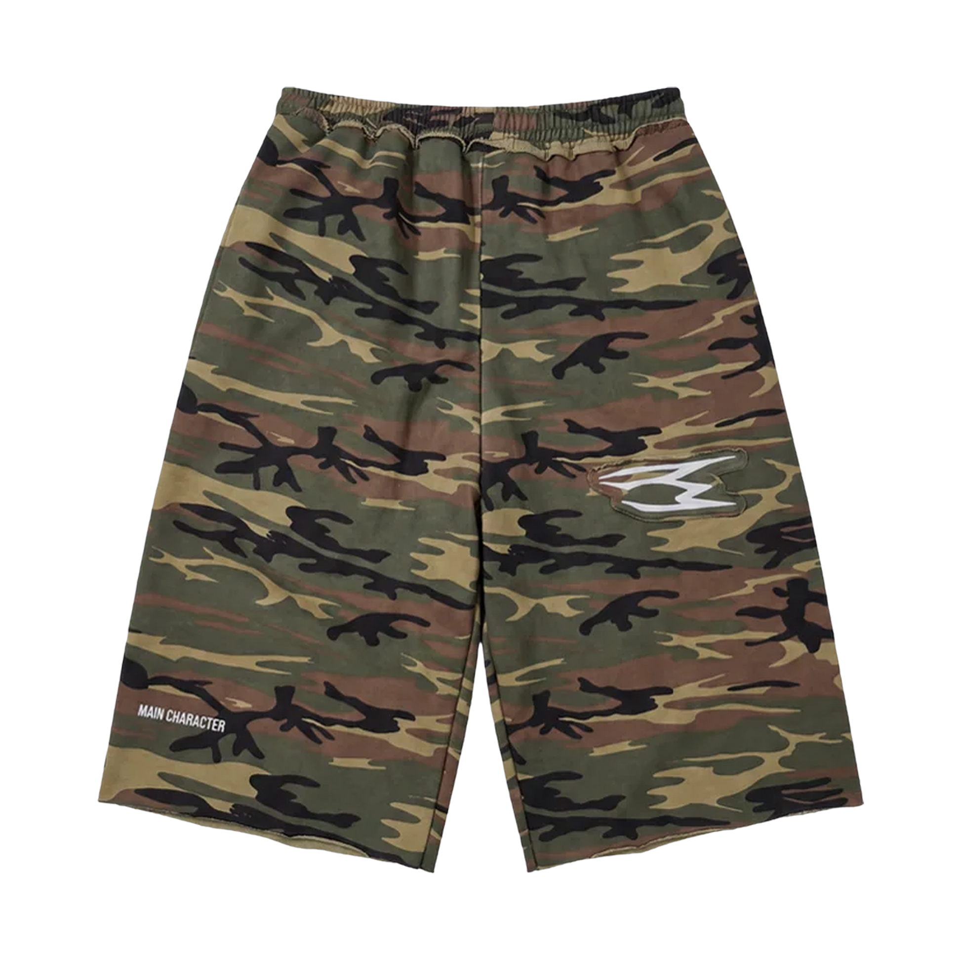 NoEmotions Camo Cottom Jorts | Saturday Concept