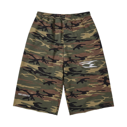 NoEmotions Camo Cottom Jorts | Saturday Concept
