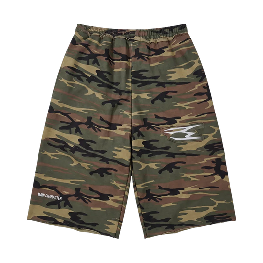 NoEmotions Camo Cottom Jorts | Saturday Concept