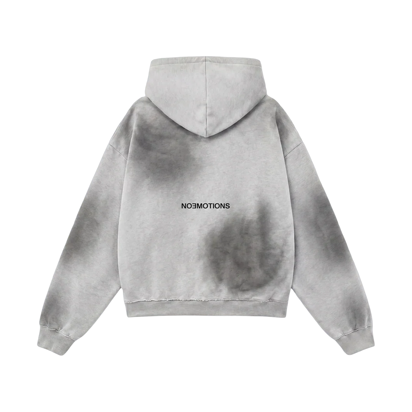 NoEmotions Dirty Zip Hoodie Grey - grey | Saturday Concept