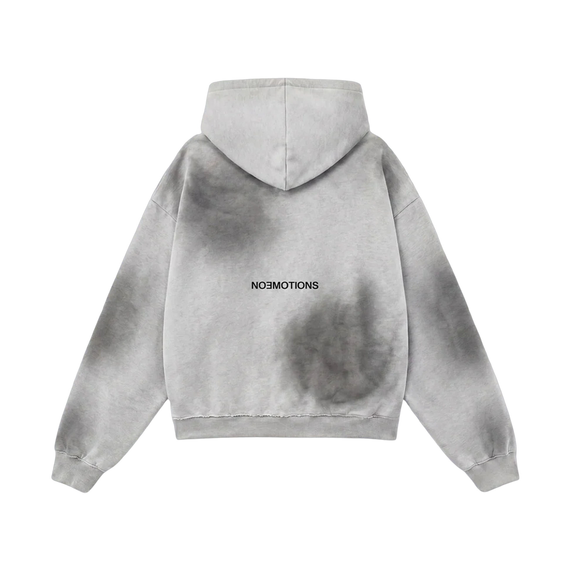 NoEmotions Dirty Zip Hoodie Grey - grey | Saturday Concept