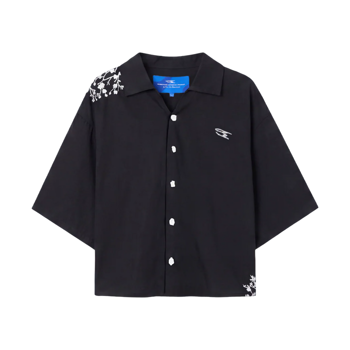 NoEmotions Flower Shirt Black