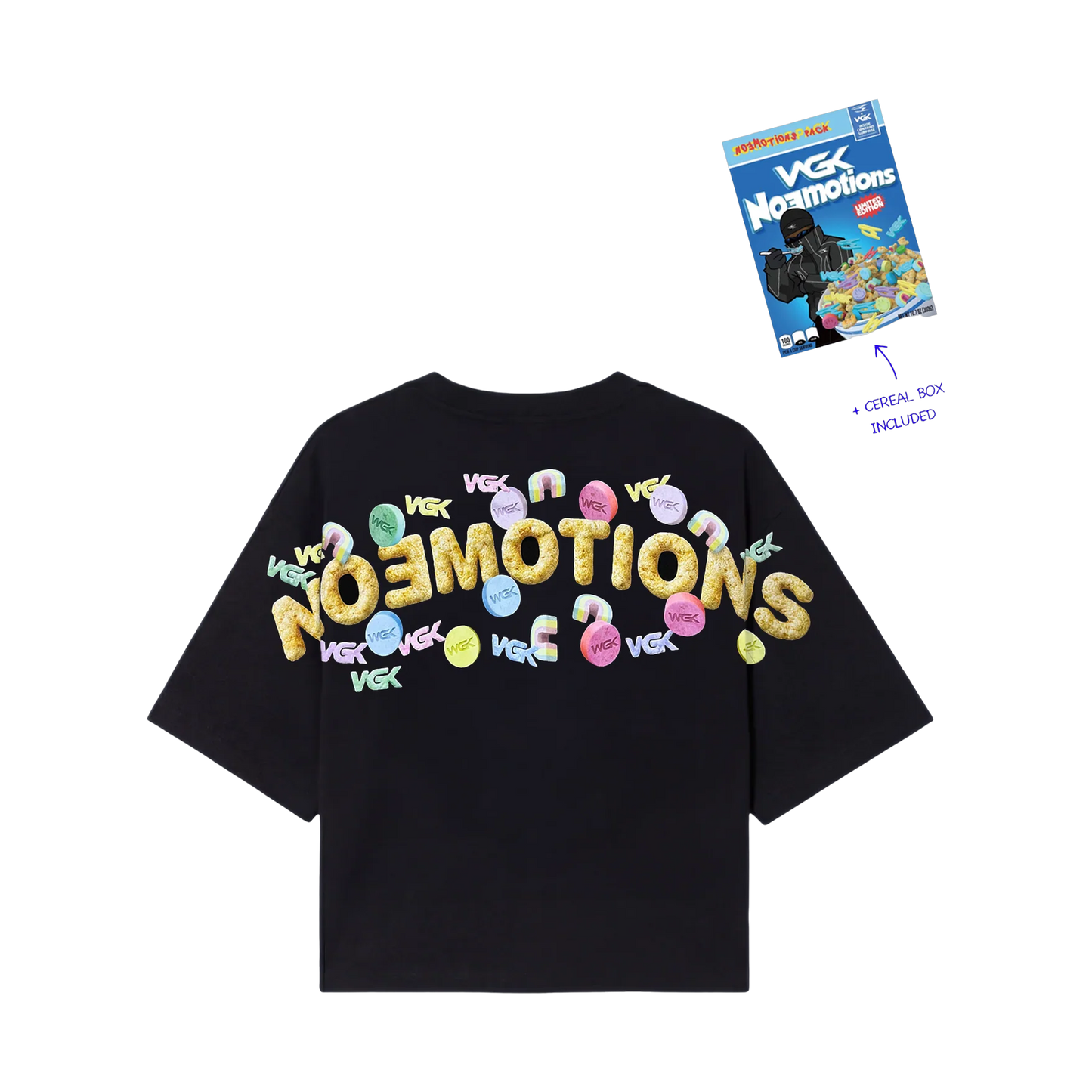NoEmotions x WGK Cereal Tee Black - black | Saturday Concept