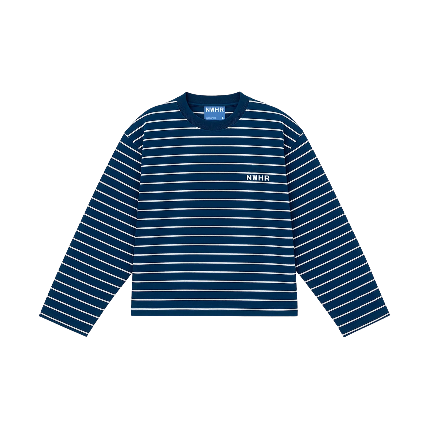 NWHR Basic Blue Long Sleeve - blue, navy | Saturday Concept