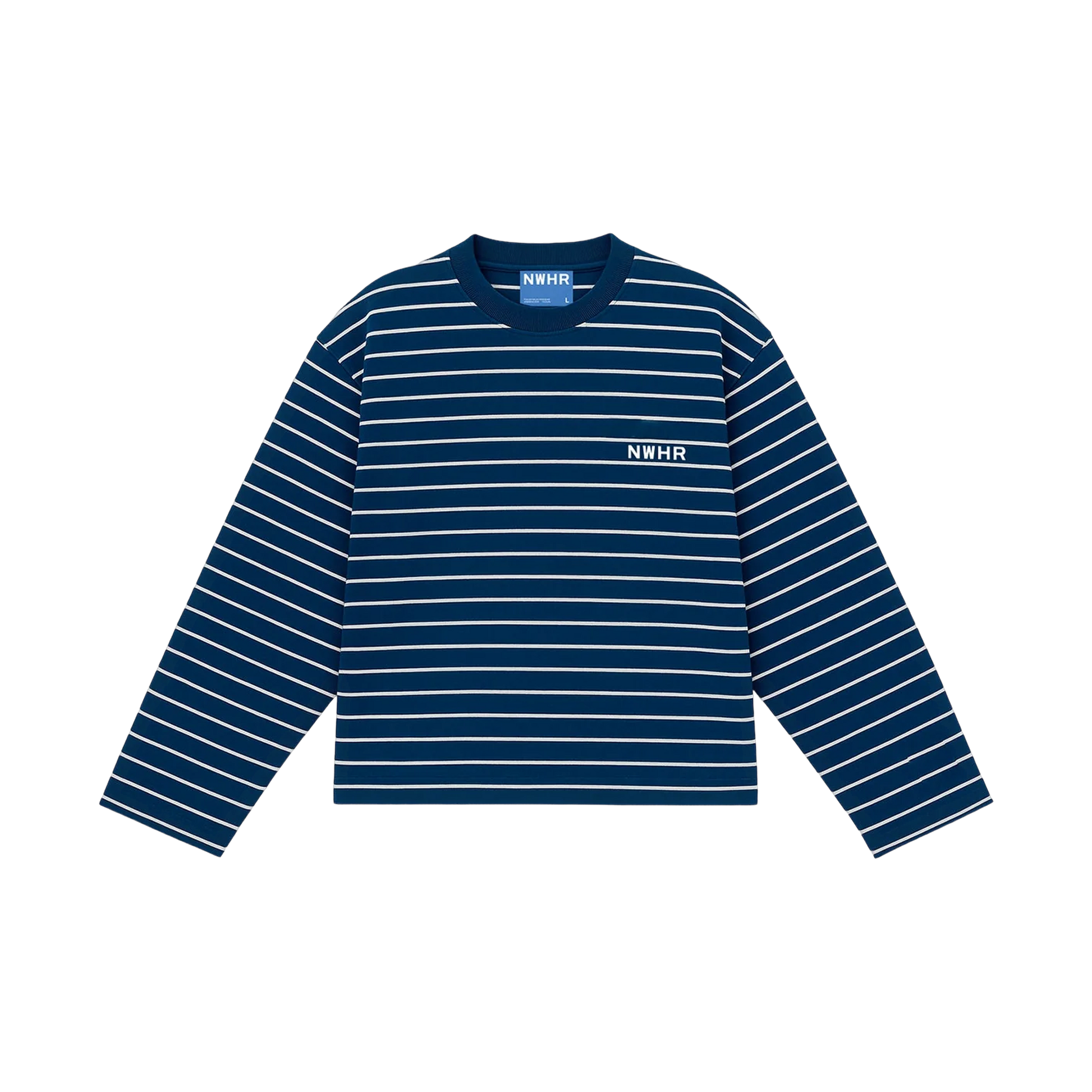 NWHR Basic Blue Long Sleeve - blue, navy | Saturday Concept