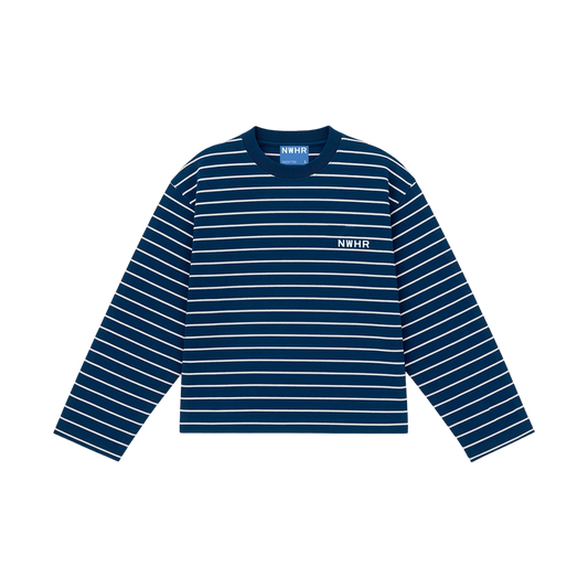 NWHR Basic Blue Long Sleeve - blue, navy | Saturday Concept