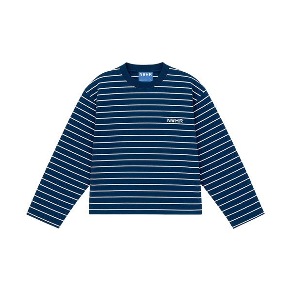NWHR Basic Blue Long Sleeve - blue, navy | Saturday Concept