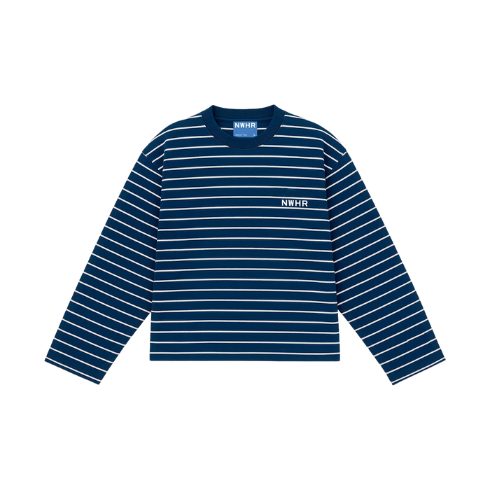 NWHR Basic Blue Long Sleeve - blue, navy | Saturday Concept