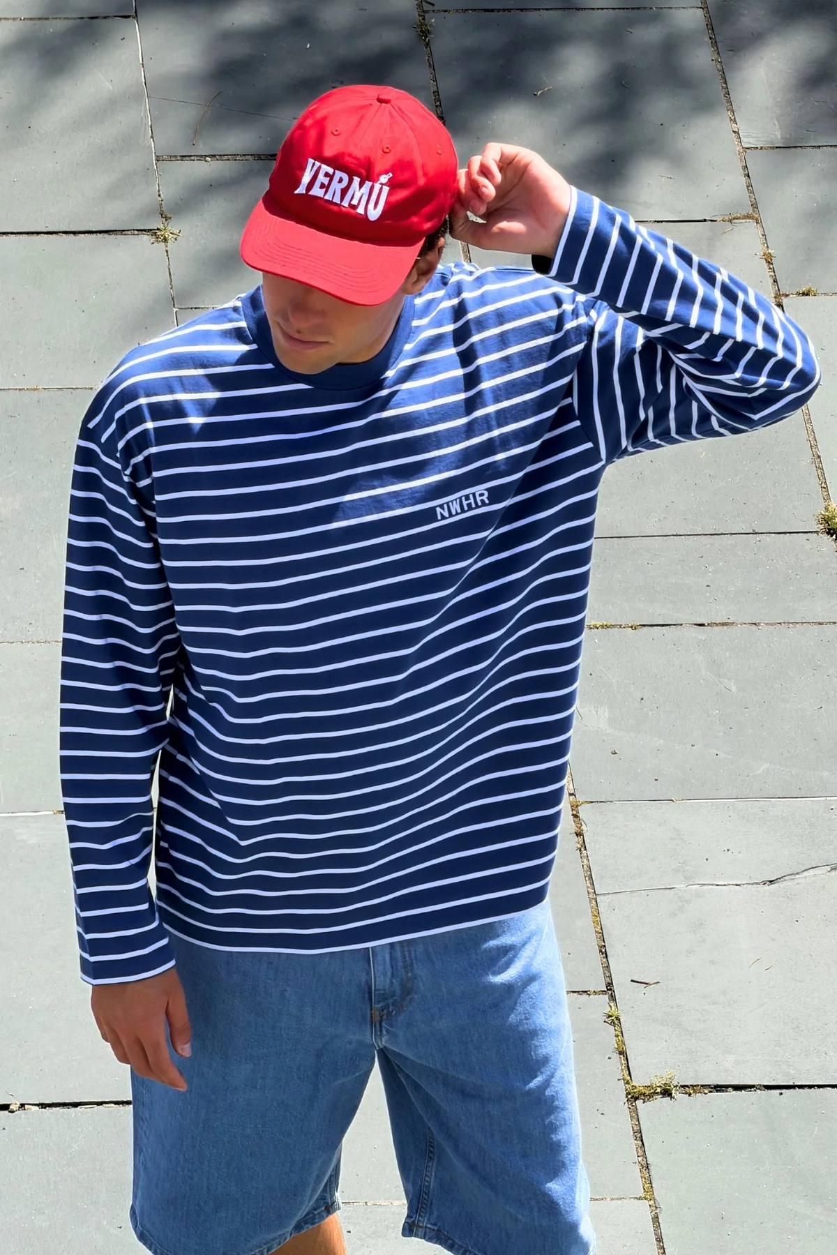 NWHR Basic Blue Long Sleeve - blue, navy | Saturday Concept