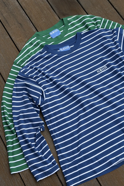 NWHR Basic Blue Long Sleeve - blue, navy | Saturday Concept