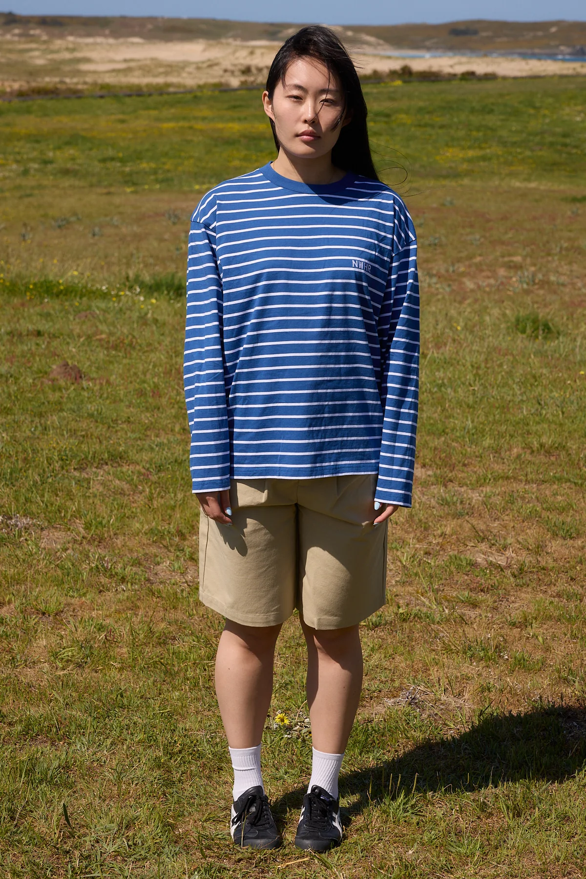 NWHR Basic Blue Long Sleeve - blue, navy | Saturday Concept