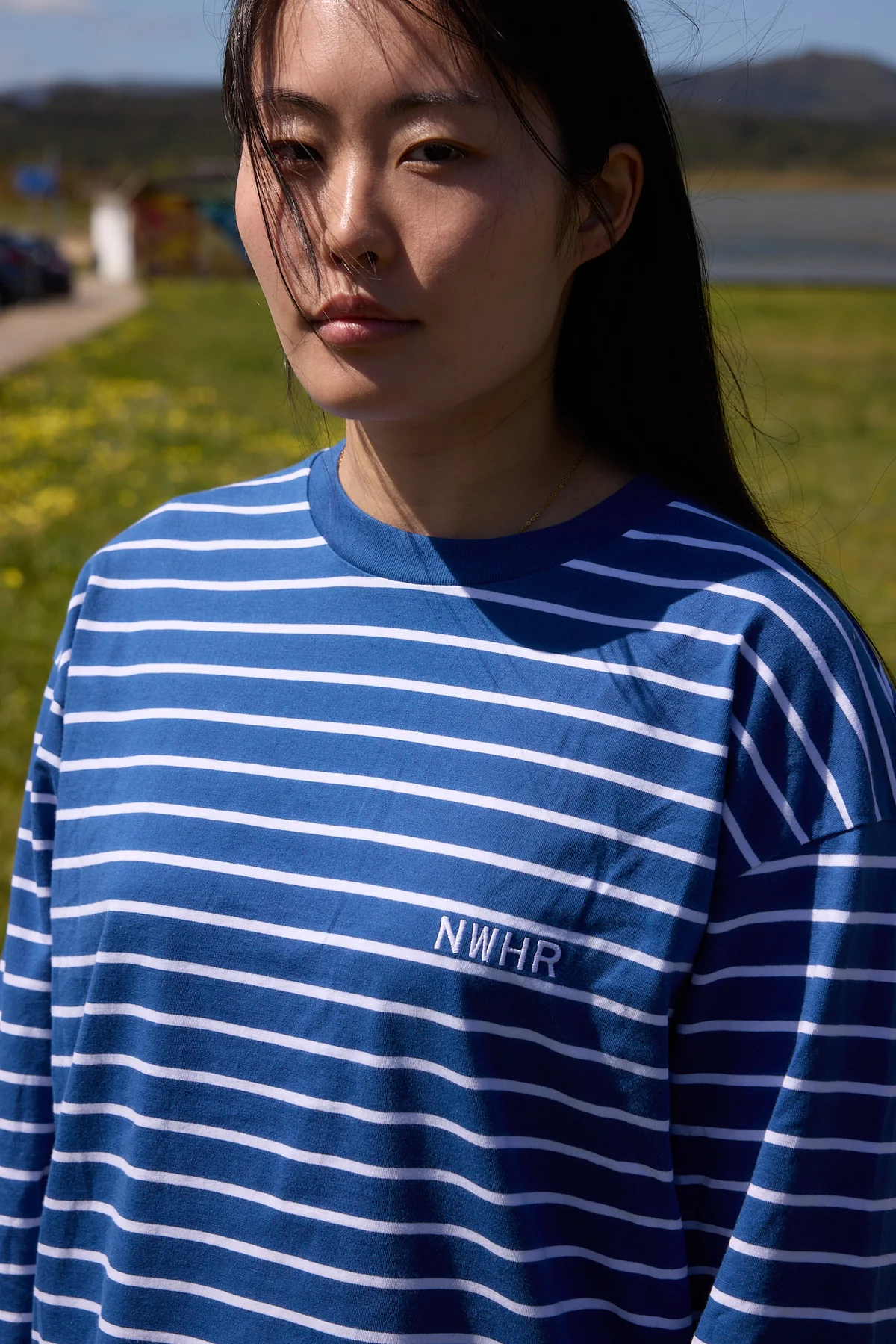 NWHR Basic Blue Long Sleeve - blue, navy | Saturday Concept