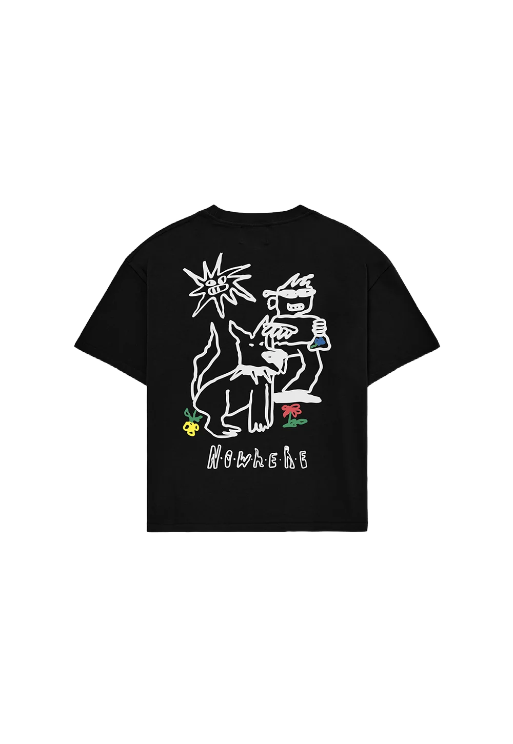 NWHR Dog Black Tee