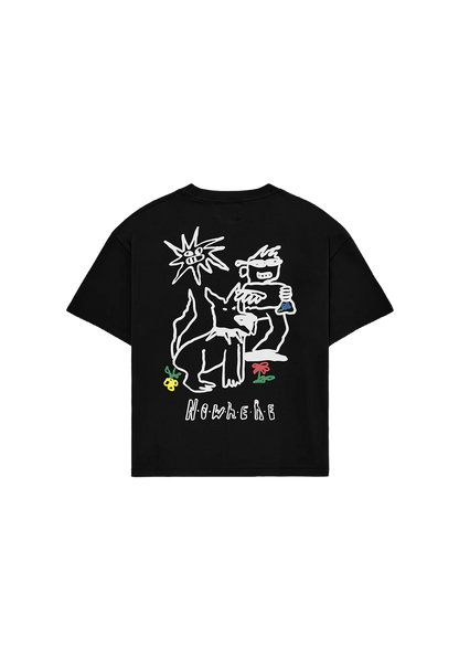 NWHR Dog Black Tee