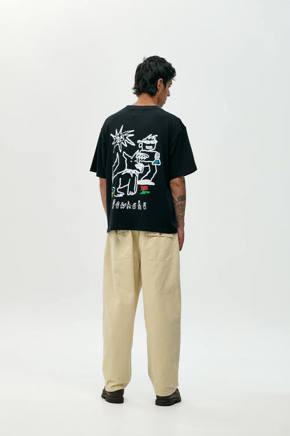 NWHR Dog Black Tee